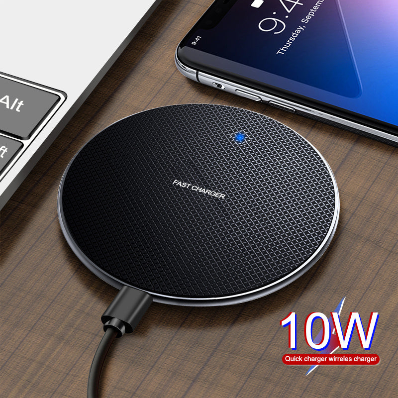 Ultra Thin Round Wireless Charging Fast Charging Base