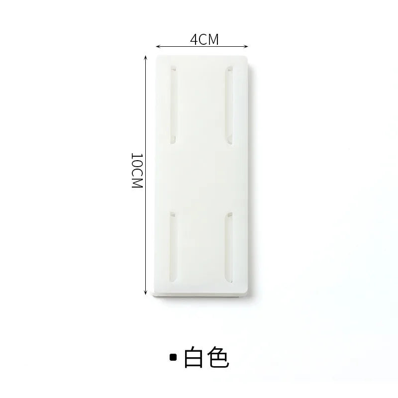 Wall-Mounted Plug Fixer Sticker Punch-free Home Self-Adhesive Socket Fixer Cable Wire Organizer Seamless Power Strip Holder